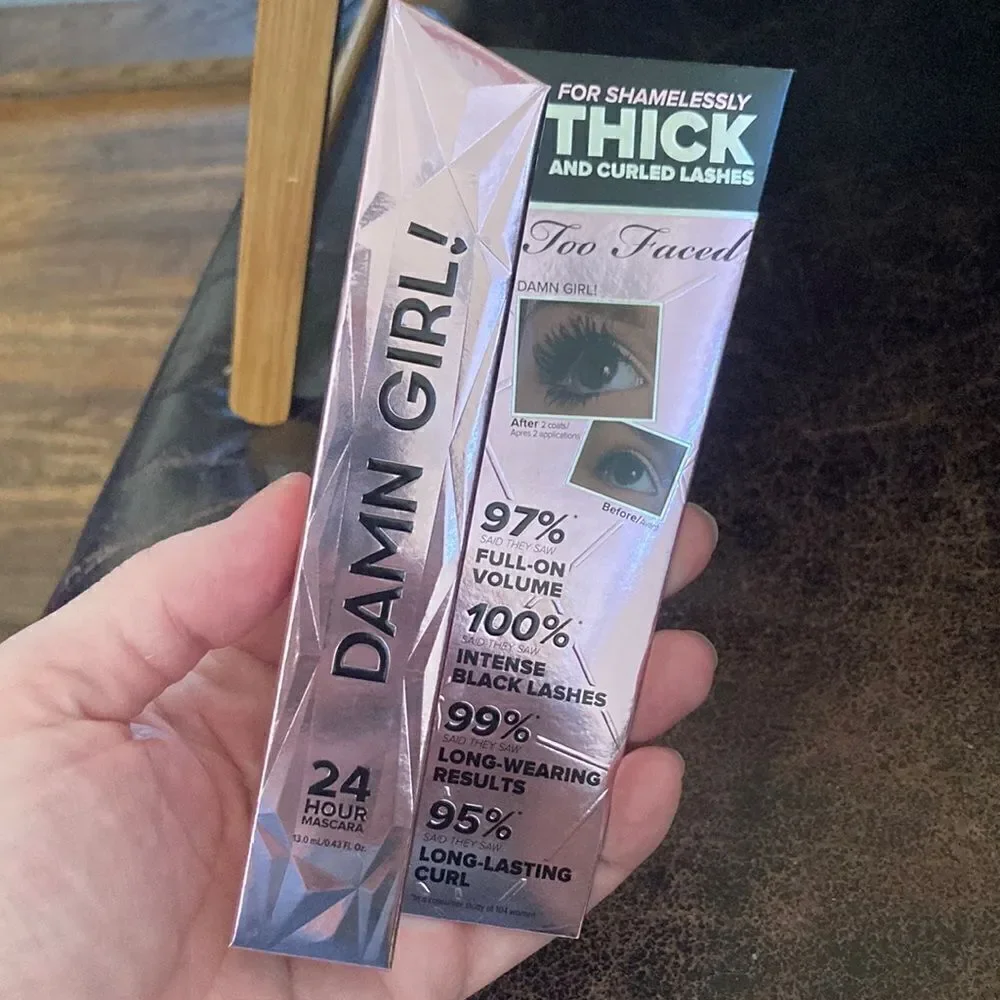 Too Faced Damn Girl Full Size Black Mascara